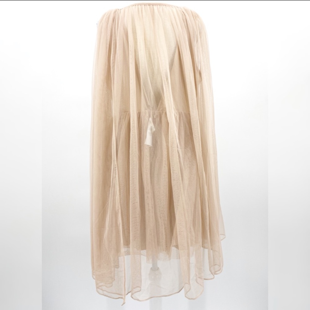 🌷ASOS🌷 Embellished Cape Plunge Tulle Mini Dress - Picture 14 of 16